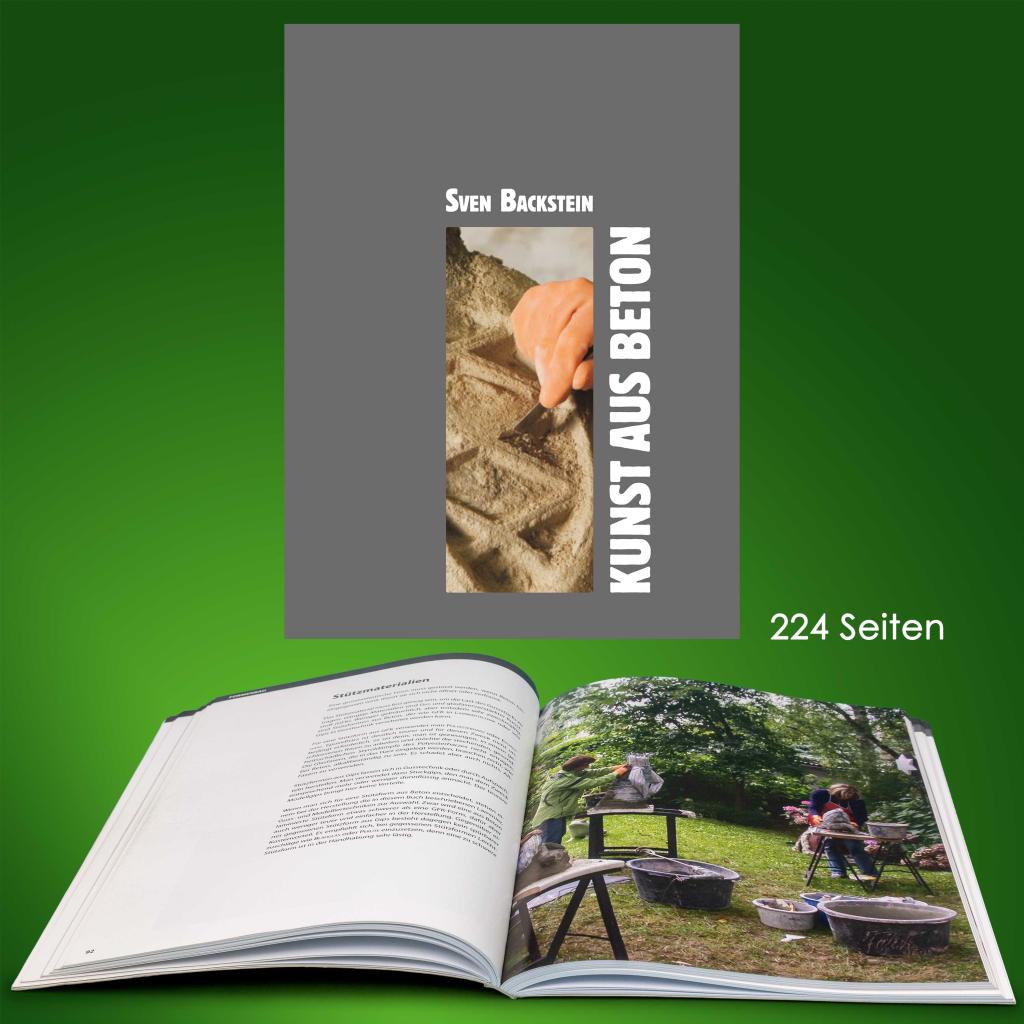 Sven Backstein KUNST AUS BETON in German language, ISBN 978-3-00-028982-8