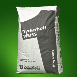 White cement CEM I 42.5/R 300 kg (12 bags)