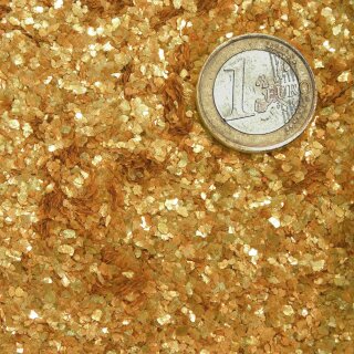 Gold mica muscovite calcinated, granulation 1-2 mm 300 kg