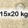 Mica muscovite, granulation 0-1 mm 300 kg (15 x 20 kg)